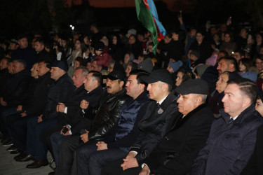 Zəfər Günü münasibətilə bayram konserti təşkil olunub.